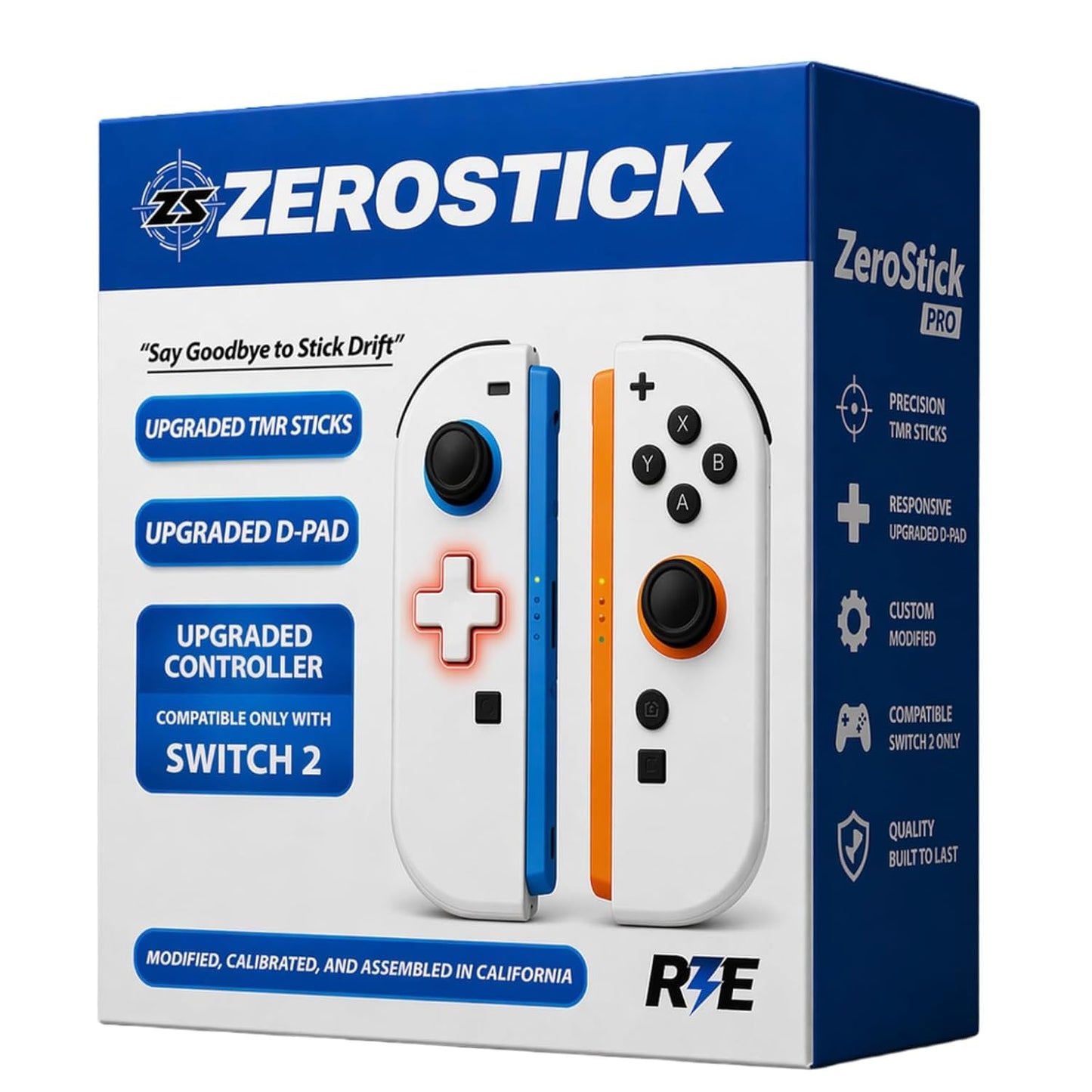 ZeroStick Nintendo Switch 2 Controller — Hall Effect TMR Wireless