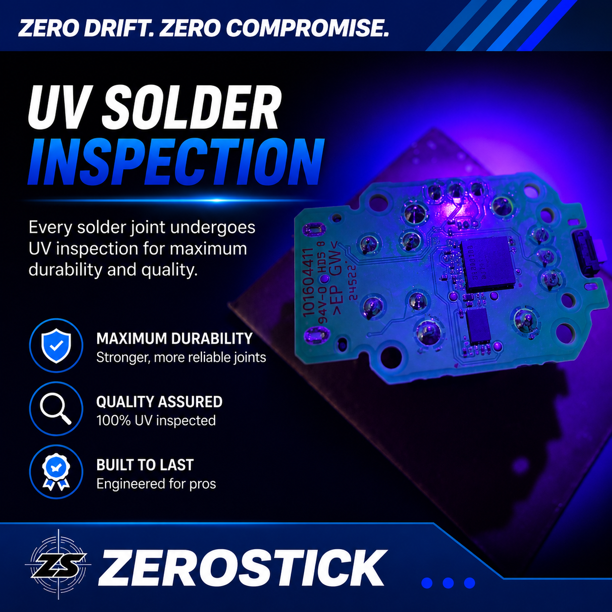 ZeroStick TMR DualSense Edge Module 1x