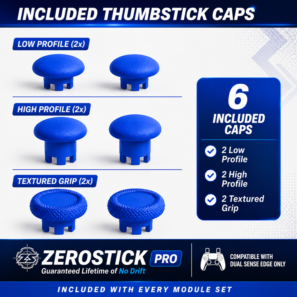 ZeroStick TMR DualSense Edge Module 1x