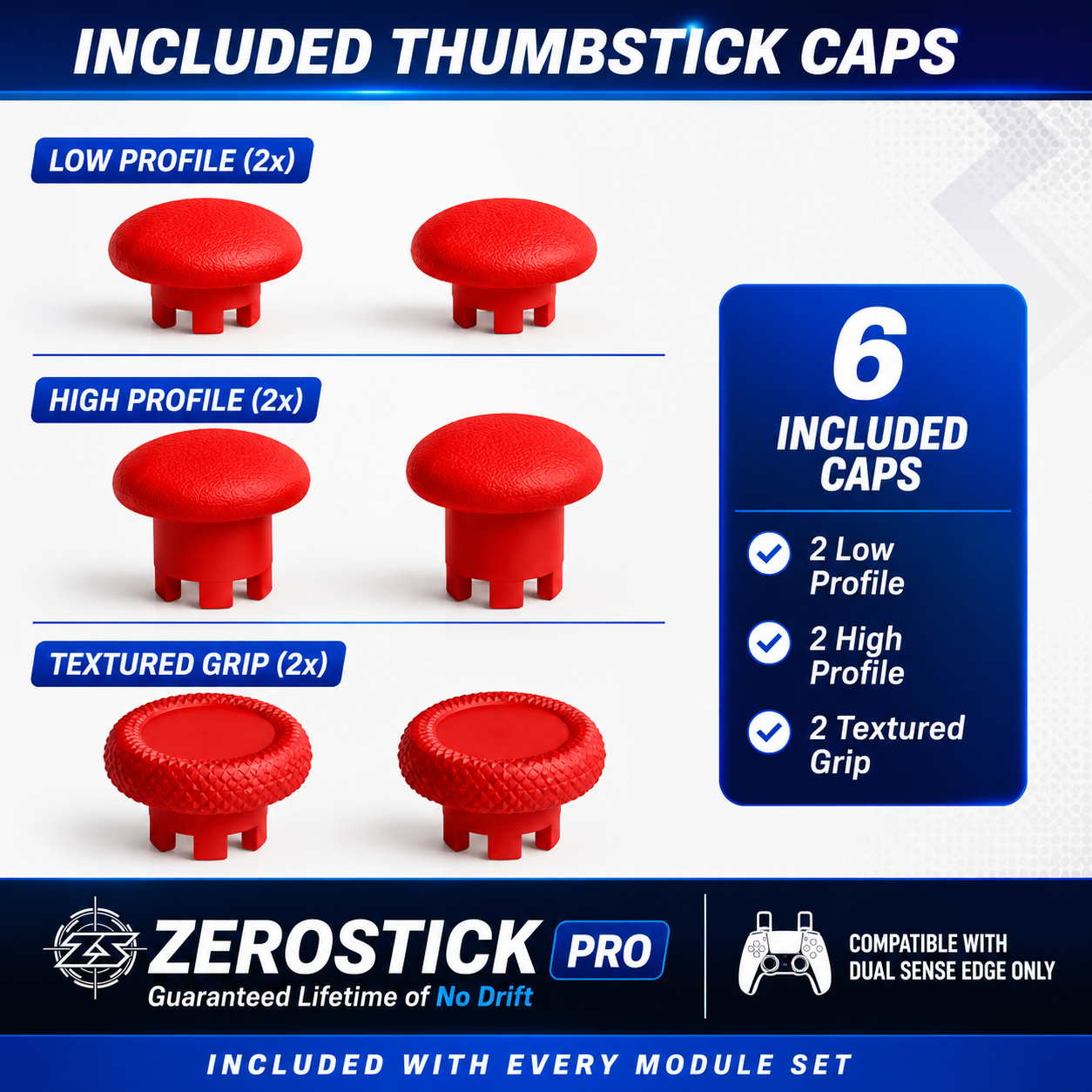 ZeroStick TMR DualSense Edge Module 1x